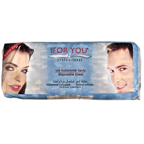 More For You Tek Kullanımlık Pedikür Havlusu Tekli Paket 100'lü