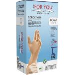 ⁦Tek Kullanımlık Copolymer Eldiven 100'lü Beyaz⁩ - الصورة ⁦2⁩