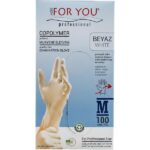 ⁦Tek Kullanımlık Copolymer Eldiven 100'lü Beyaz⁩ - الصورة ⁦9⁩