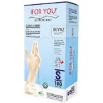 ⁦Tek Kullanımlık Copolymer Eldiven 100'lü Beyaz⁩ - الصورة ⁦5⁩
