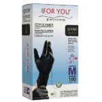 Tek Kullanımlık Copolymer Eldiven 100'lü Siyah – Image 3