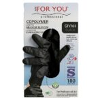 Tek Kullanımlık Copolymer Eldiven 100'lü Siyah – Image 8